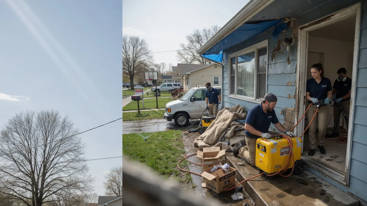 Basement Flood Cleanup in Prairie View, KS near me